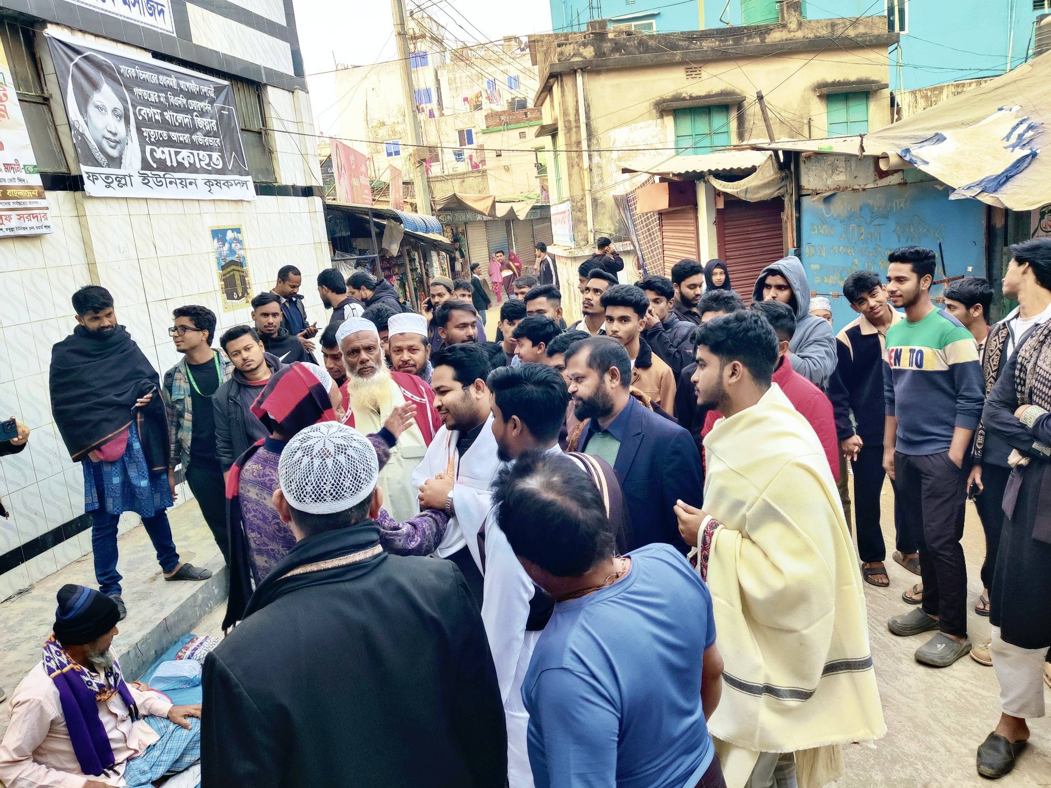 ফতুল্লায় বিশাল জনসভা